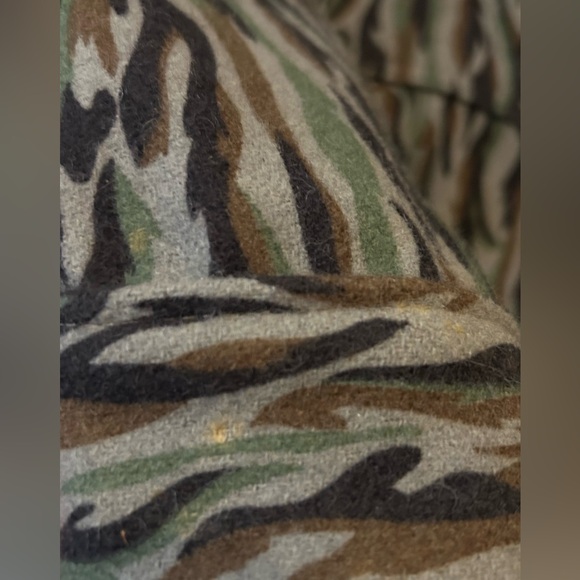 Vintage 100% Wool Woolrich Button Down Shirt Jacket Made in USA Men’s Medium - Picture 7 of 8